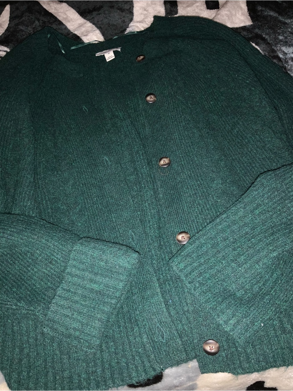 Women’s unworn emerald green cardigans